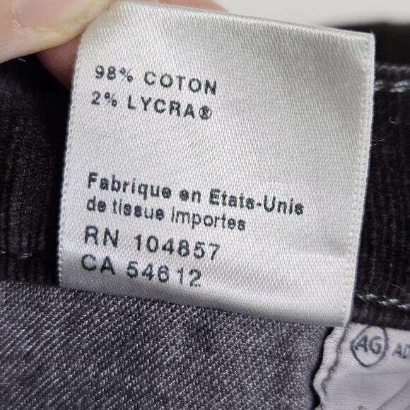 Adriano Goldschmied Stevie Jeans Size 28 Slim Straight Corduroy Chocolate Brown - Picture 11 of 16